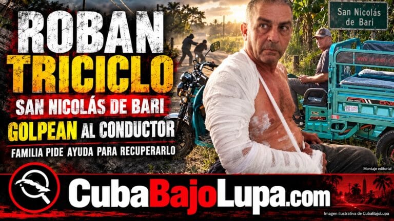 ROBAN UN TRICICLO Y PROPINAN BRUTAL GOLPIZA A SU CONDUCTOR EN SAN NICOLÁS DE BARI TRAS UNA PRESUNTA EMBOSCADA