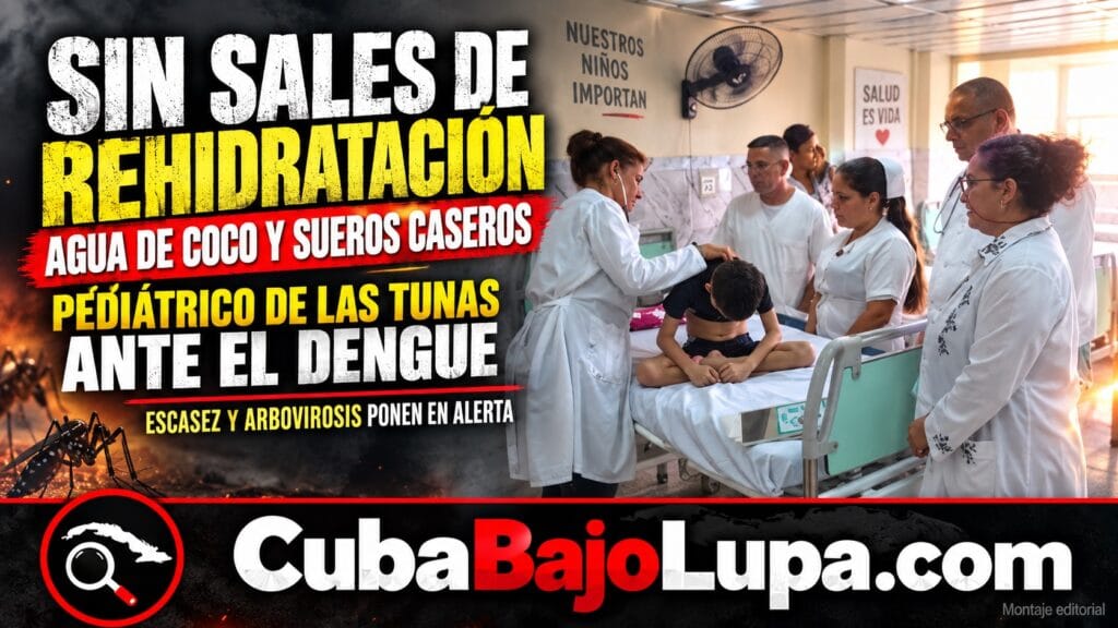HOSPITAL PEDIÁTRICO DE LAS TUNAS RECURRE AL AGUA DE COCO Y SUEROS CASEROS ANTE LA ESCASEZ DE SALES DE REHIDRATACIÓN