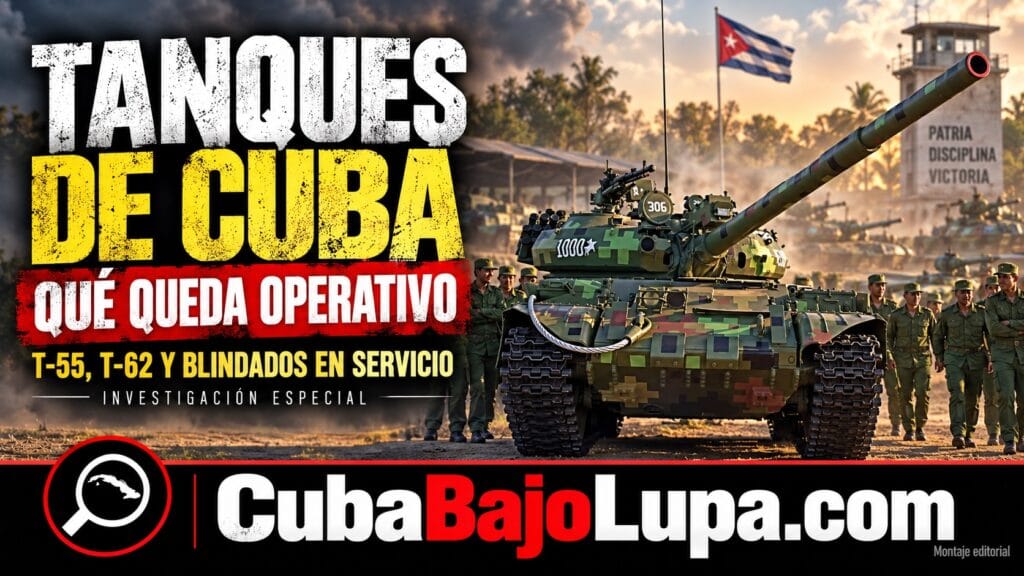 TANQUES Y BLINDADOS DE CUBA: QUÉ QUEDA REALMENTE OPERATIVO DEL PODER ACORAZADO DE LAS FAR