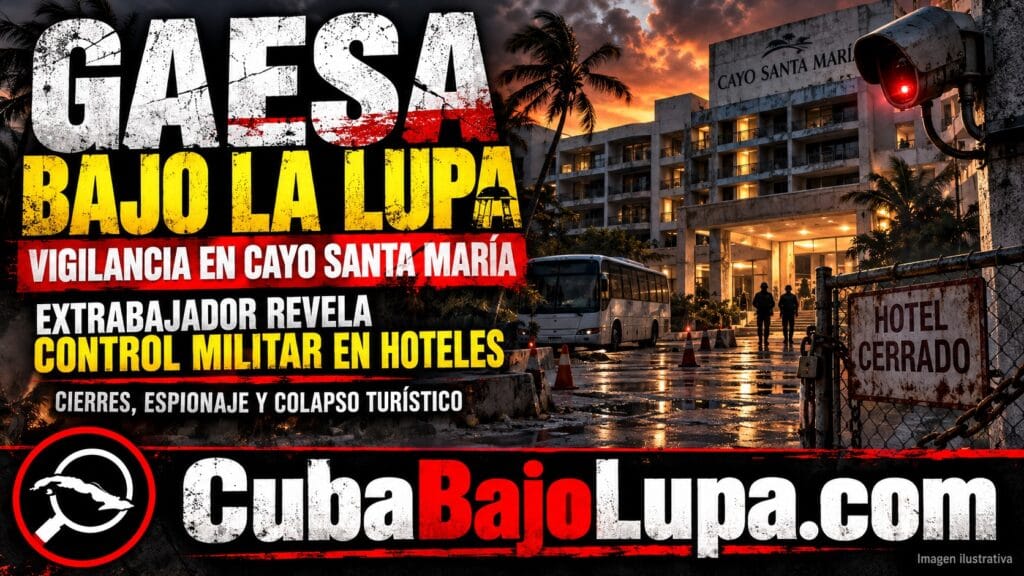 EXTRABAJADOR DE GAVIOTA REVELA COMO LA CONTRAINTILIGENCIA MILITAR DEL RÉGIMEN CONTROLA A HUÉSPEDES Y TRABAJADORES DE HOTELES