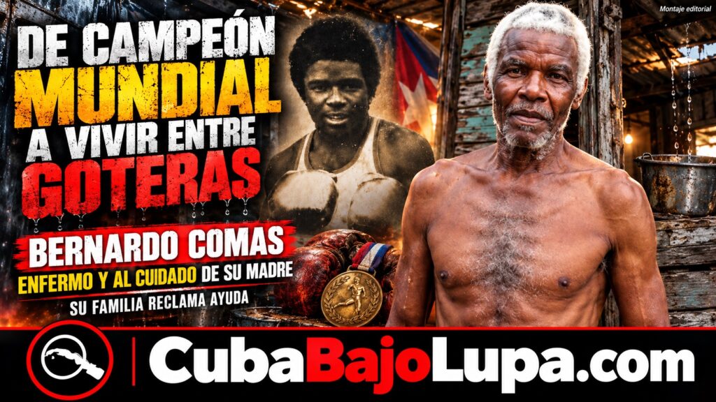 BERNARDO COMAS, CAMPEÓN MUNDIAL DE BOXEO, VIVE CON DEMENCIA Y EN TOTAL POBREZA EN CUBA