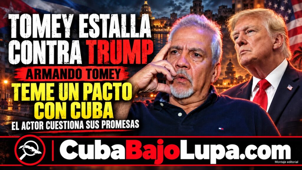 ARMANDO TOMEY ARREMETE CONTRA DONALD TRUMP Y ADVIERTE SOBRE UN ACUERDO CON EL RÉGIMEN: «ESTÁ DANDO TREMENDOS PATINAZOS»