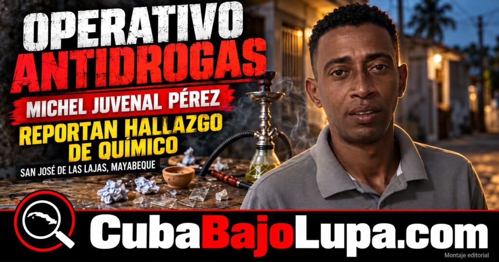 REPORTAN CAPTURA DE UN HOMBRE DE 50 AÑOS DURANTE OPERATIVO ANTIDROGAS EN UNA CASA DE SAN JOSÉ DE LAS LAJAS