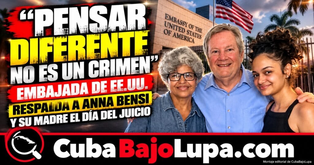 “PENSAR DIFERENTE NO ES UN CRIMEN”: EMBAJADA DE EE.UU. RESPALDA A ANNA BENSI Y SU MADRE EL DÍA DEL JUICIO