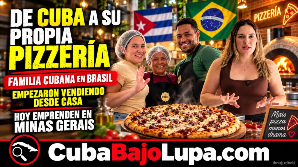 FAMILIA CUBANA ABRE SU PROPIA PIZZERÍA EN BRASIL TRAS EMPEZAR DE CERO Y VENDER PIZZAS DESDE CASA