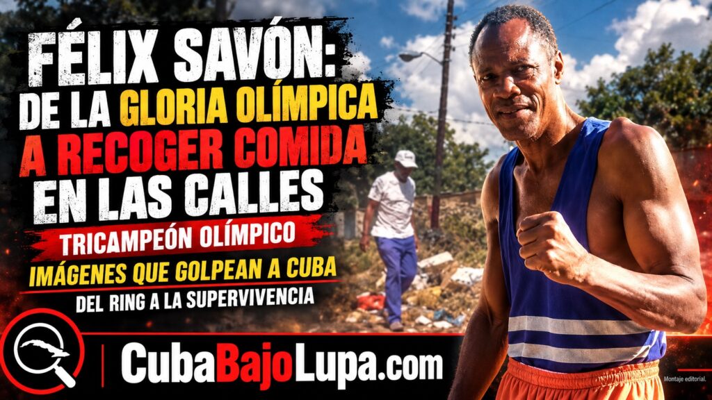 FÉLIX SAVÓN, DE LA GLORIA OLÍMPICA A RECOGER COMIDA EN LA CALLES DE CUBA COMO UN INDIGENTE