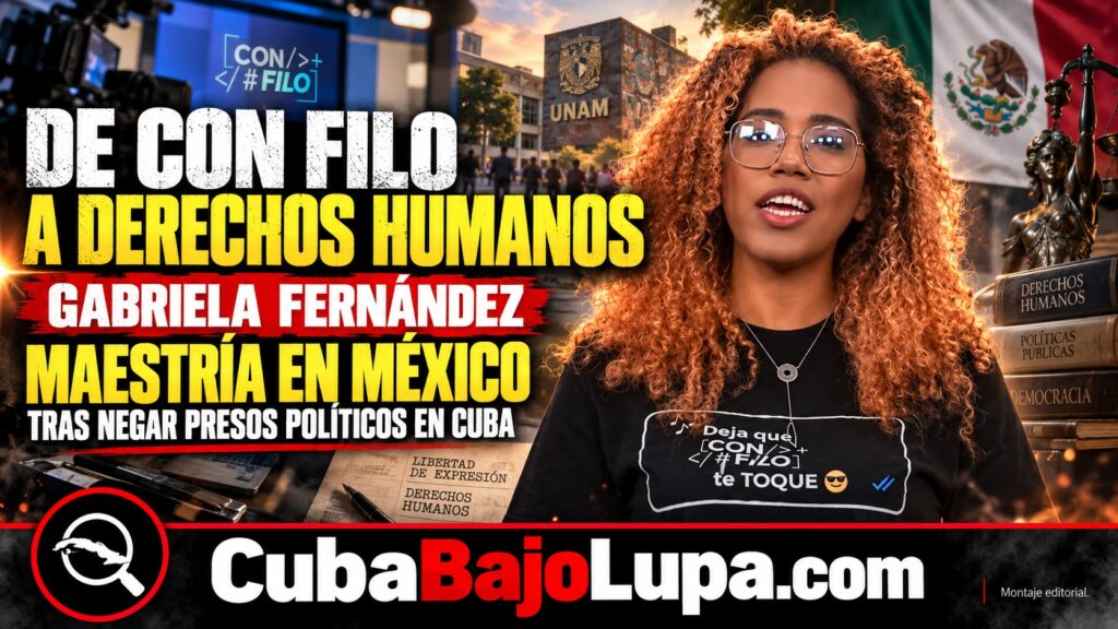 GABRIELA FERNÁNDEZ, ROSTRO DEL OFICIALISMO EN “CON FILO”, SE VA A MÉXICO A ESTUDIAR UNA MAESTRÍA EN DERECHOS HUMANOS