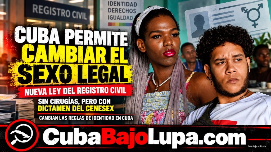 NUEVA LEY EN CUBA PERMITE CAMBIAR EL SEXO EN EL CARNÉ DE IDENTIDAD SIN OPERACIÓN QUIRÚRGICA
