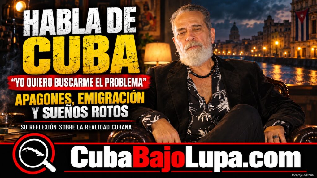 LUIS ALBERTO GARCÍA HABLA DE LOS APAGONES, LA EMIGRACIÓN Y LOS SUEÑOS ROTOS EN CUBA: «YO QUIERO BUSCARME EL PROBLEMA»