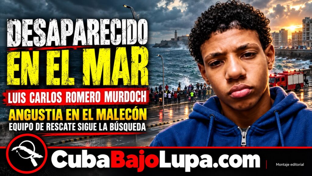 ADOLESCENTE DE 16 AÑOS DESAPARECE EN LA HABANA TRAS SER ARRASTRADO POR EL MAR EN EL MALECÓN
