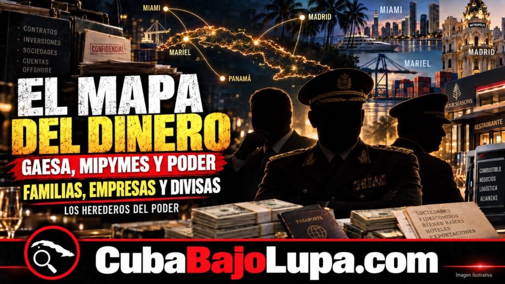 EL MAPA DEL DINERO: ASÍ SE CRUZAN GAESA, MIPYMES, FAMILIAS DEL PODER Y EMPRESAS EXTRANJERAS