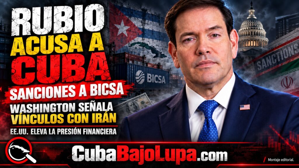 MARCO RUBIO LANZA GRAVE ACUSACIÓN CONTRA EL RÉGIMEN CUBANO POR SUS VÍNCULOS CON IRÁN
