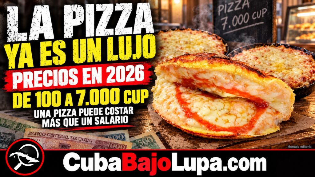 LA PIZZA SE CONVIERTE EN UN LUJO EN CUBA: EN ALGUNOS RESTAURANTES CUESTA MÁS QUE UN SALARIO MENSUAL