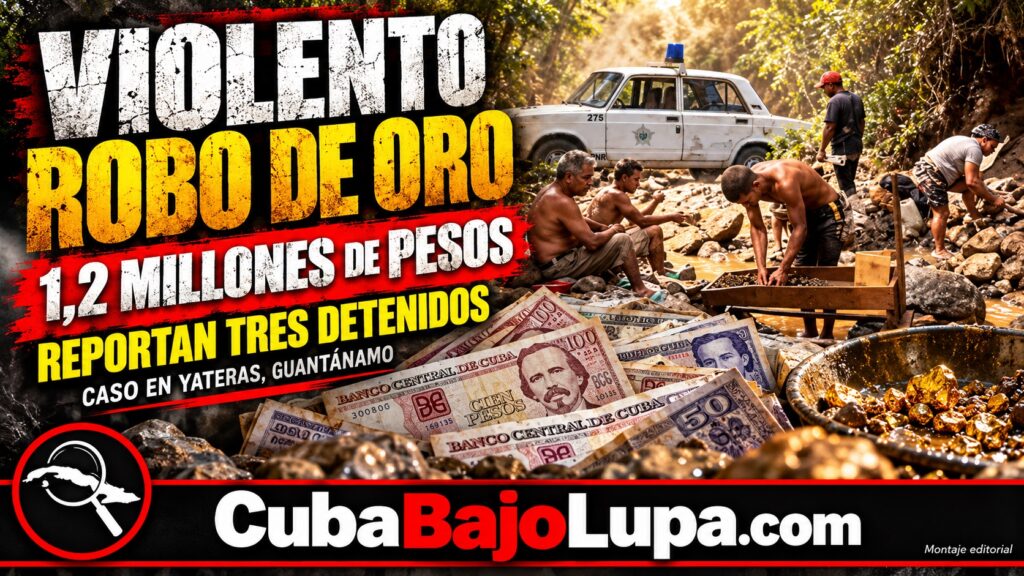 ASALTO MILLONARIO EN GUANTÁNAMO: UNA COMPRAVENTA DE ORO ILEGAL TERMINA EN VIOLENCIA Y EN UN ROBO DE 1.2 MILLONES DE PESOS