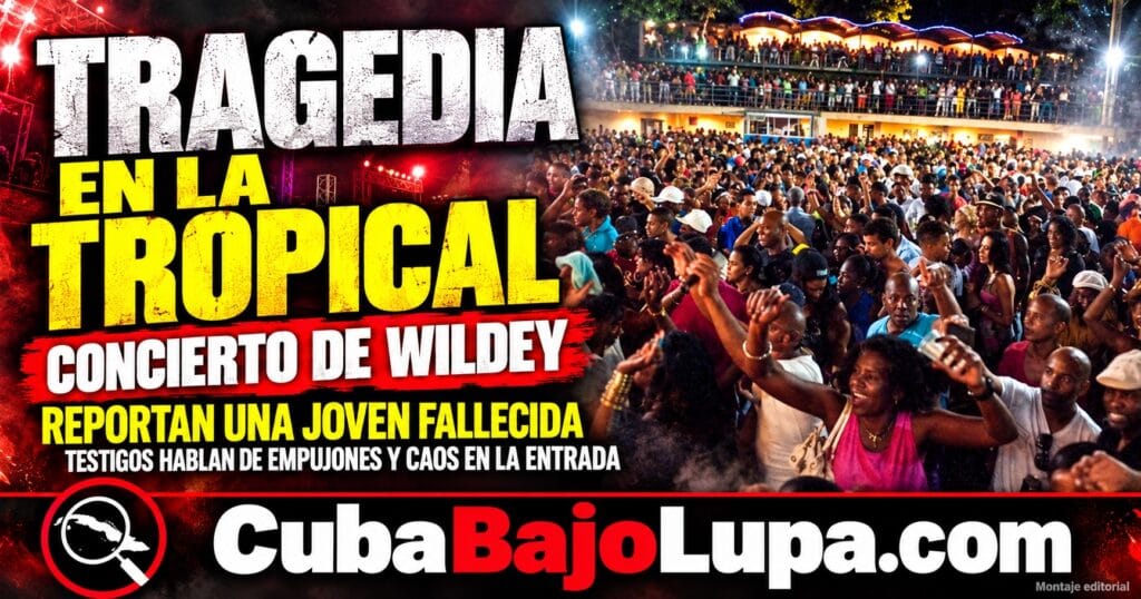 REPORTAN UNA JOVEN QUE MURIÓ APLASTADA EN UNA AVALANCHA HUMANA DURANTE CONCIERTO EN EL SALÓN ROSADO DE LA TROPICAL