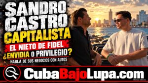 SANDRO CASTRO SE DECLARA CAPITALISTA, HABLA DE SUS NEGOCIOS CON AUTOS Y ASEGURA QUE MILES DE CUBANOS LO ENVIDIAN POR LO QUE TIENE