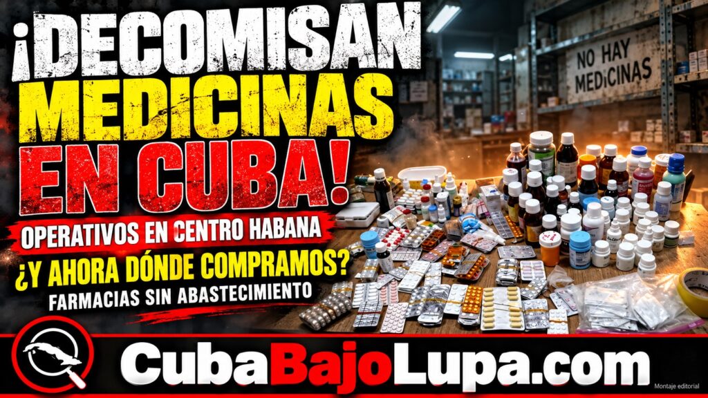 DECOMISAN MEDICAMENTOS EN LA HABANA Y ESTALLAN LAS CRÍTICAS: «ESTABAN CAROS, PERO HABÍA»
