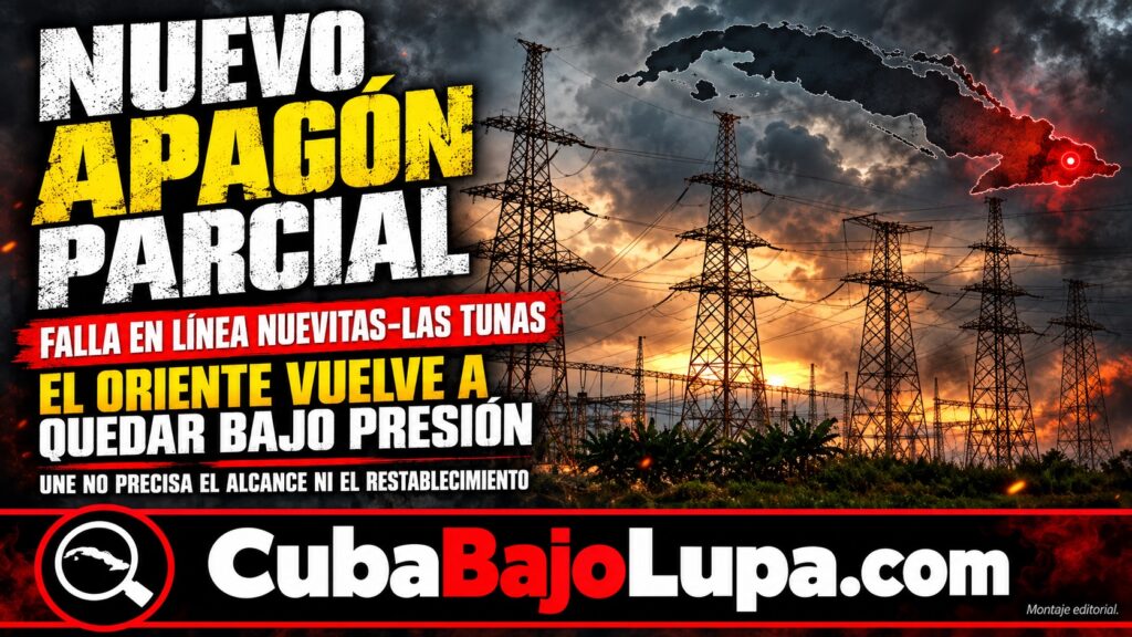 DESCONEXION PARCIAL DEL SISTEMA ELÉCTRICO NACIONAL DEJA EN APAGÓN DESDE LAS TUNAS HASTA GUANTÁNAMO
