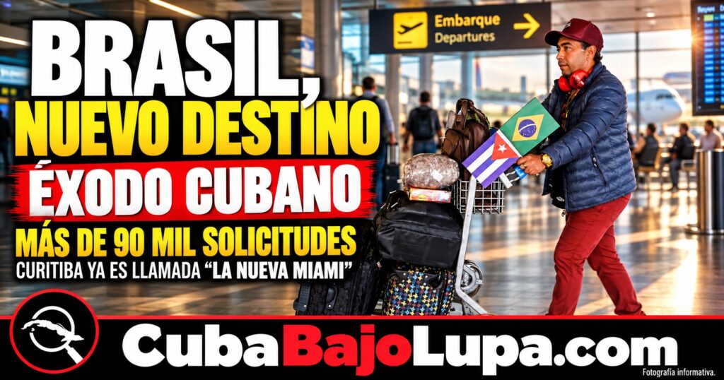 BRASIL SE CONVIERTE EN LA NUEVA RUTA DEL ÉXODO CUBANO: MÁS DE 90.000 SOLICITUDES DE REFUGIO Y CURITIBA YA ES LLAMADA «LA NUEVA MIAMI»