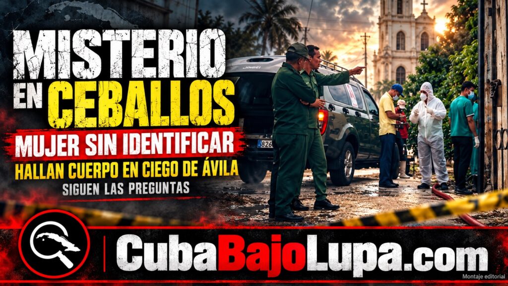 HALLAN CUERPO DE UNA MUJER SIN IDENTIFICAR EN CIEGO DE ÁVILA: DENUNCIAN SIGNOS FUERTES DE VIOLENCIA EN SU CUERPO