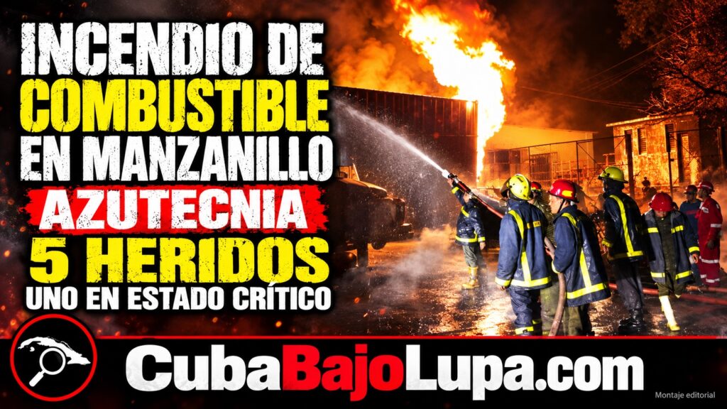 EXPLOSIÓN E INCENDIO EN TALLER ESTATAL DE MANZANILLO DEJAN CINCO HERIDOS Y UNO EN ESTADO CRÍTICO