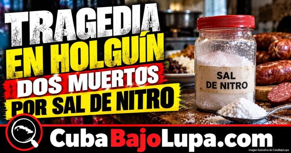 INTOXICACIÓN POR CONSUMO DE SAL DE NITRO EN HOLGUÍN DEJA DOS MUERTOS Y UNA MUJER EN ESTADO CRÍTICO