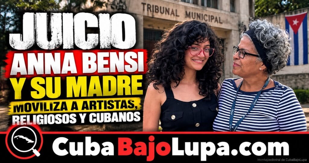 OLA DE APOYO A ANNA BENSI Y SU MADRE ANTE EL JUICIO QUE ENFRENTAN HOY EN LA HABANA