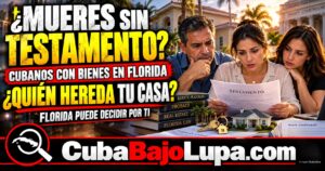 MUERES SIN TESTAMENTO EN FLORIDA: QUIÉN HEREDA TU CASA, TU DINERO Y TUS BIENES SI ERES CUBANO EN EE.UU.