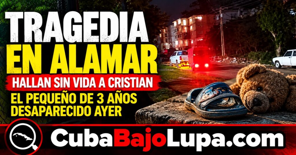 HALLAN SIN VIDA A NIÑO DE 3 AÑOS DESAPARECIDO EN ALAMAR QUIEN CAYÓ EN UNA FOSA DE AGUAS RESIDUALES MIENTRAS JUGABA