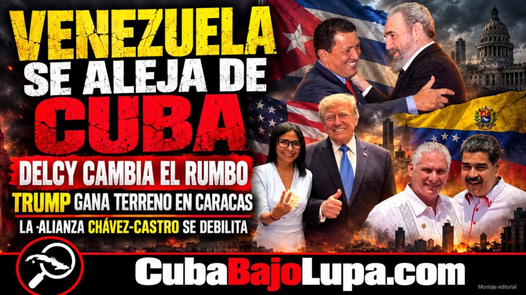 VENEZUELA SE DISTANCIA DE CUBA TRAS LA CAPTURA DE MADURO: DELCY RODRÍGUEZ REDUCE LOS VÍNCULOS CON LA HABANA